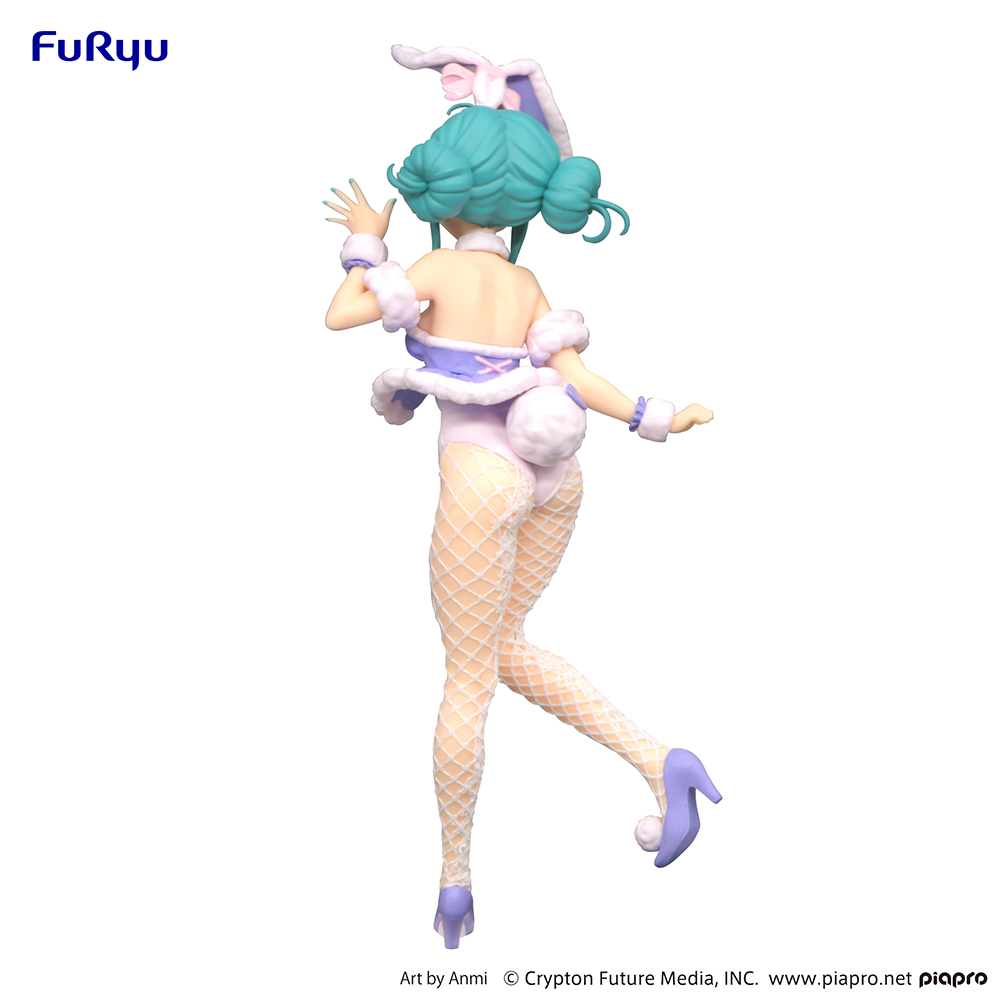 Hatsune Miku BiCute Bunnies Figure -White Rabbit Purple Color ver 